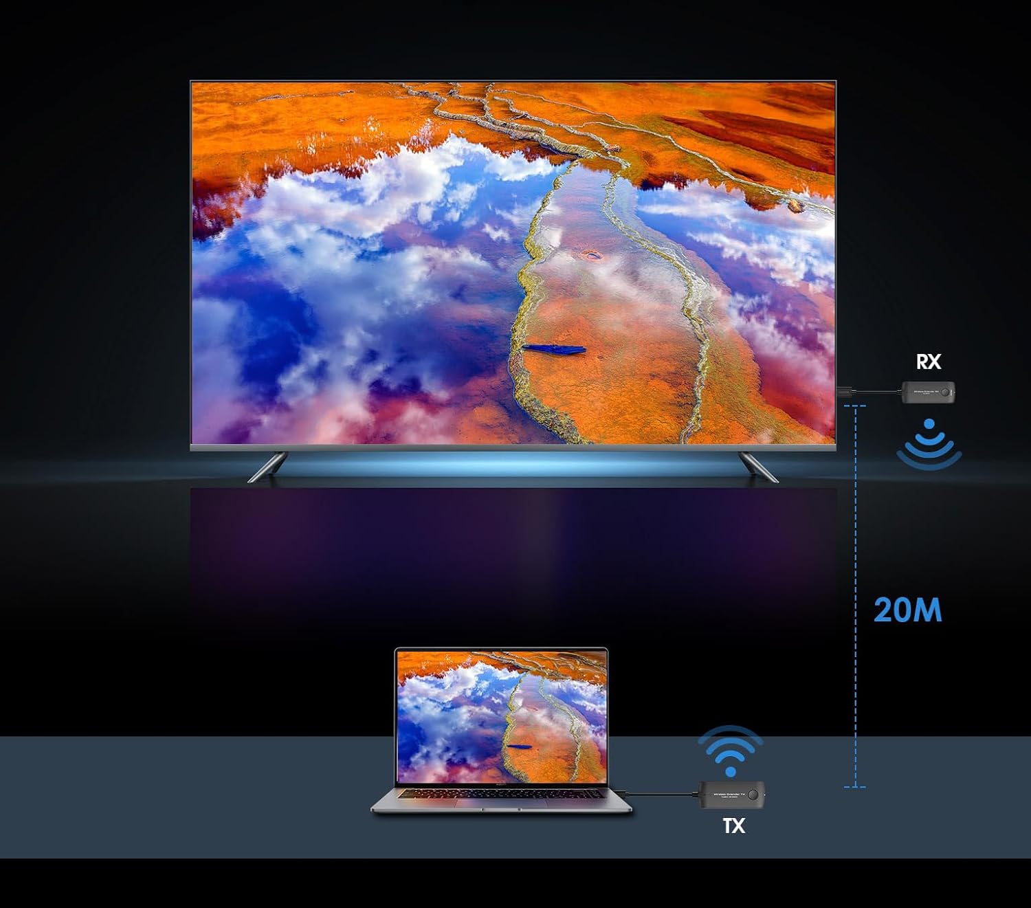 Premiumcord Mini Extender Wireless HDMI Full HD 1080p - immagine 6