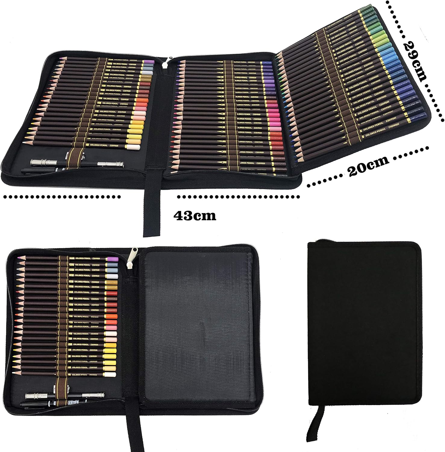 Kit Disegno con 72 Matite Colorate Professionali - immagine 2