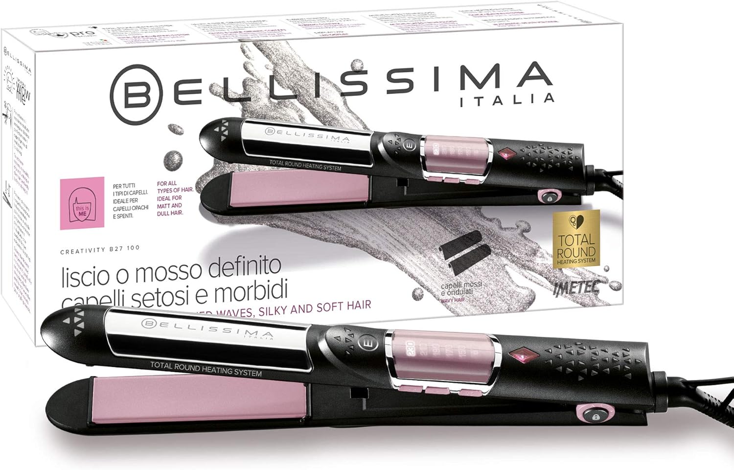 Bellissima Imetec Creativity B27 100 Piastra per Capelli - immagine 1