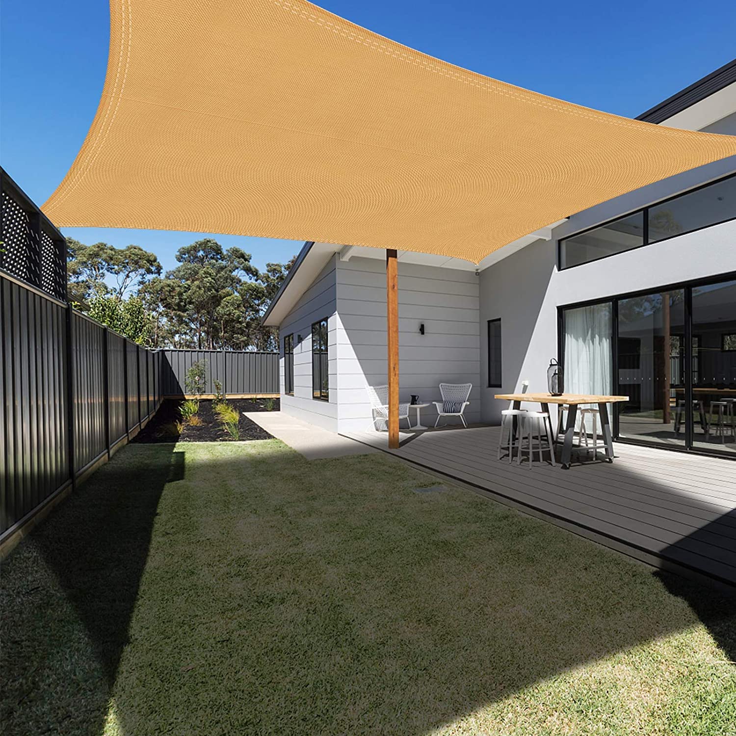 Ankuka Vela Ombreggiante Impermeabile 3x4m Sabbia