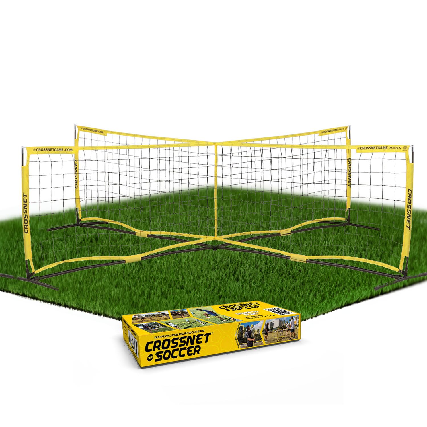 CROSSNET Four Square Soccer Game