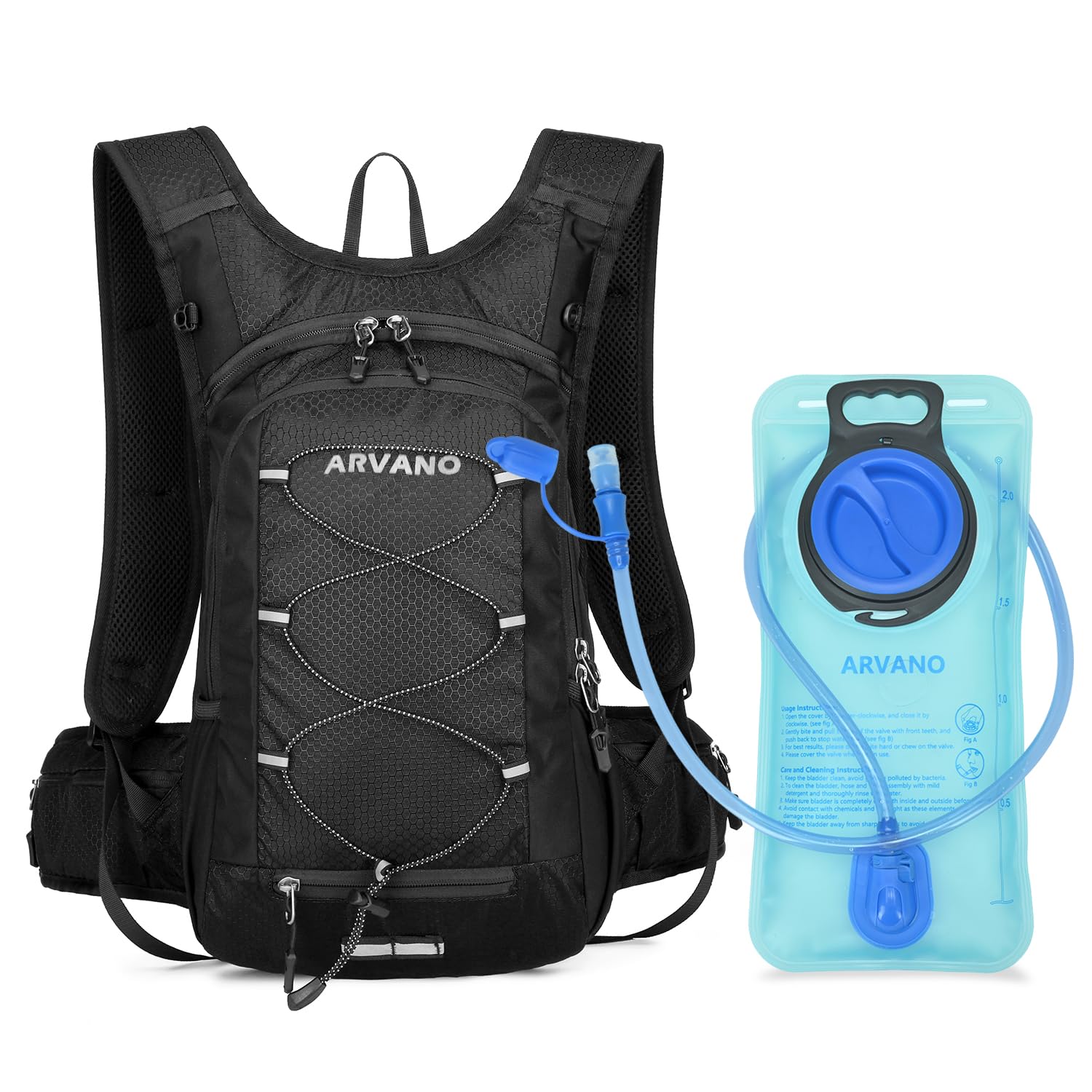 Arvano Zaino Bicicletta 15L con Sacca Acqua