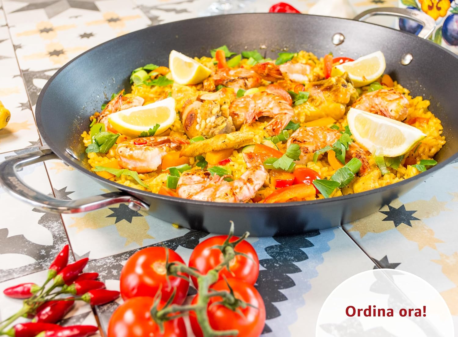 Endusor Padella Paella 38 cm Antiaderente - immagine 7