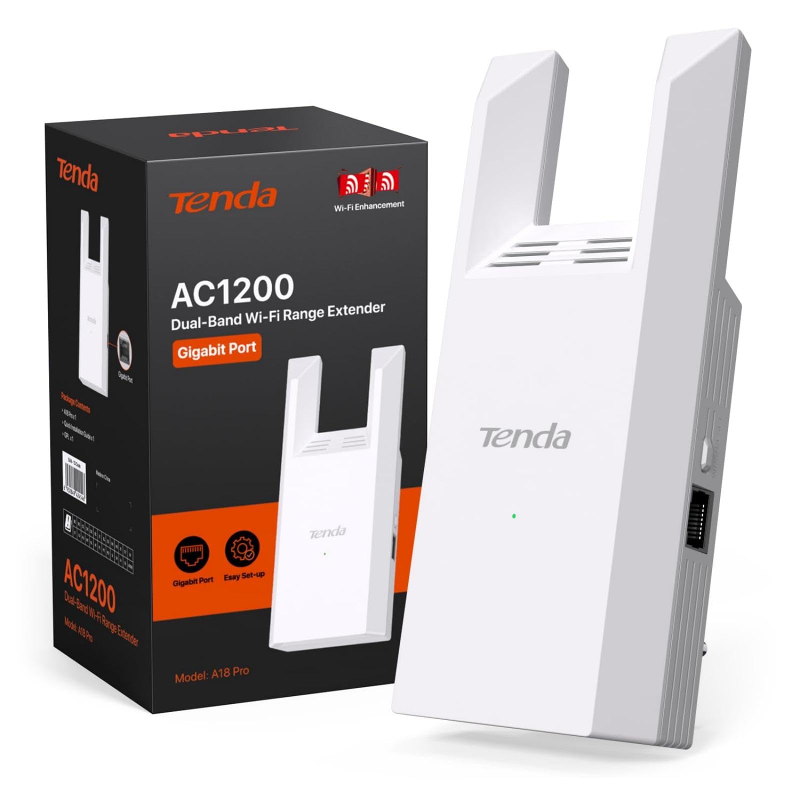 Tenda A18 Pro Ripetitore WiFi AC1200 Dual Band