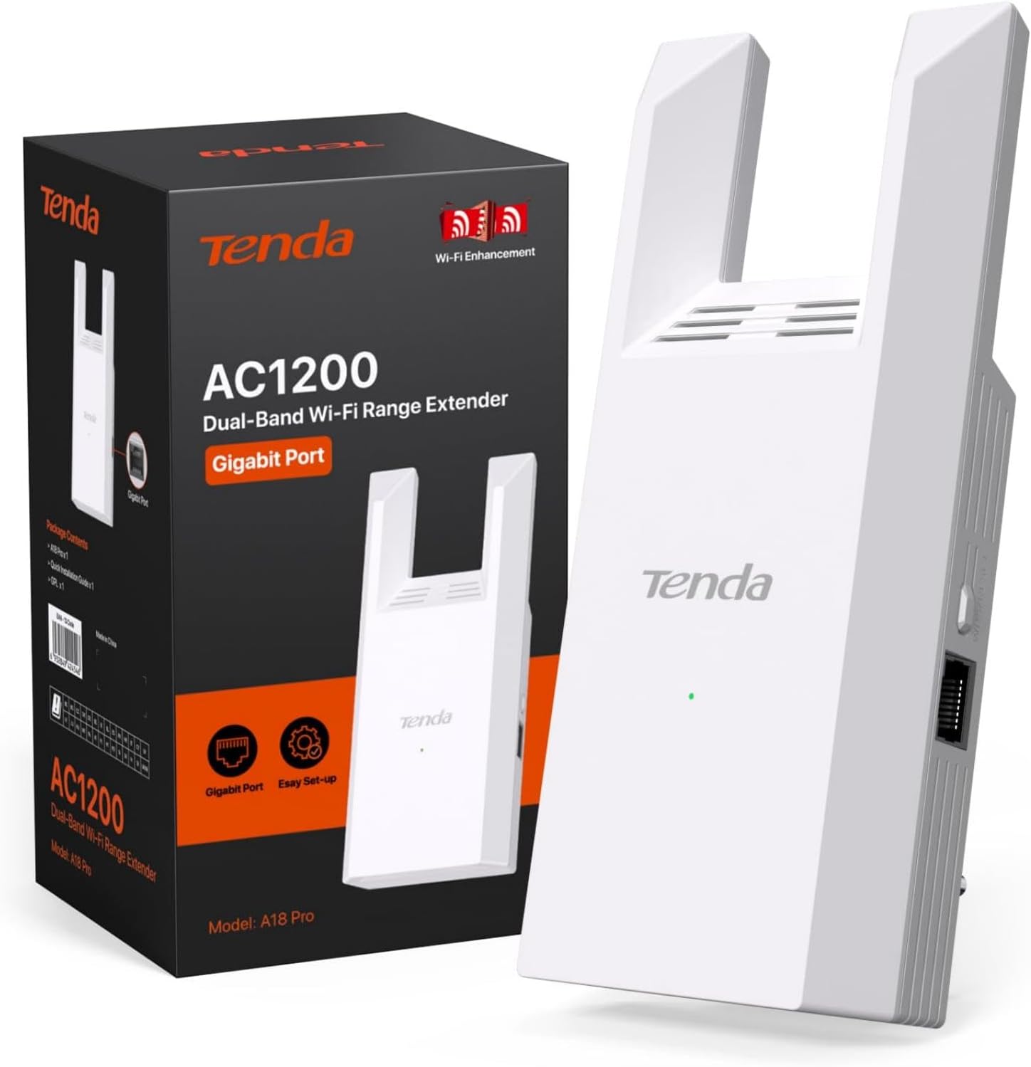 Tenda A18 Pro Ripetitore WiFi AC1200 Dual Band - immagine 1