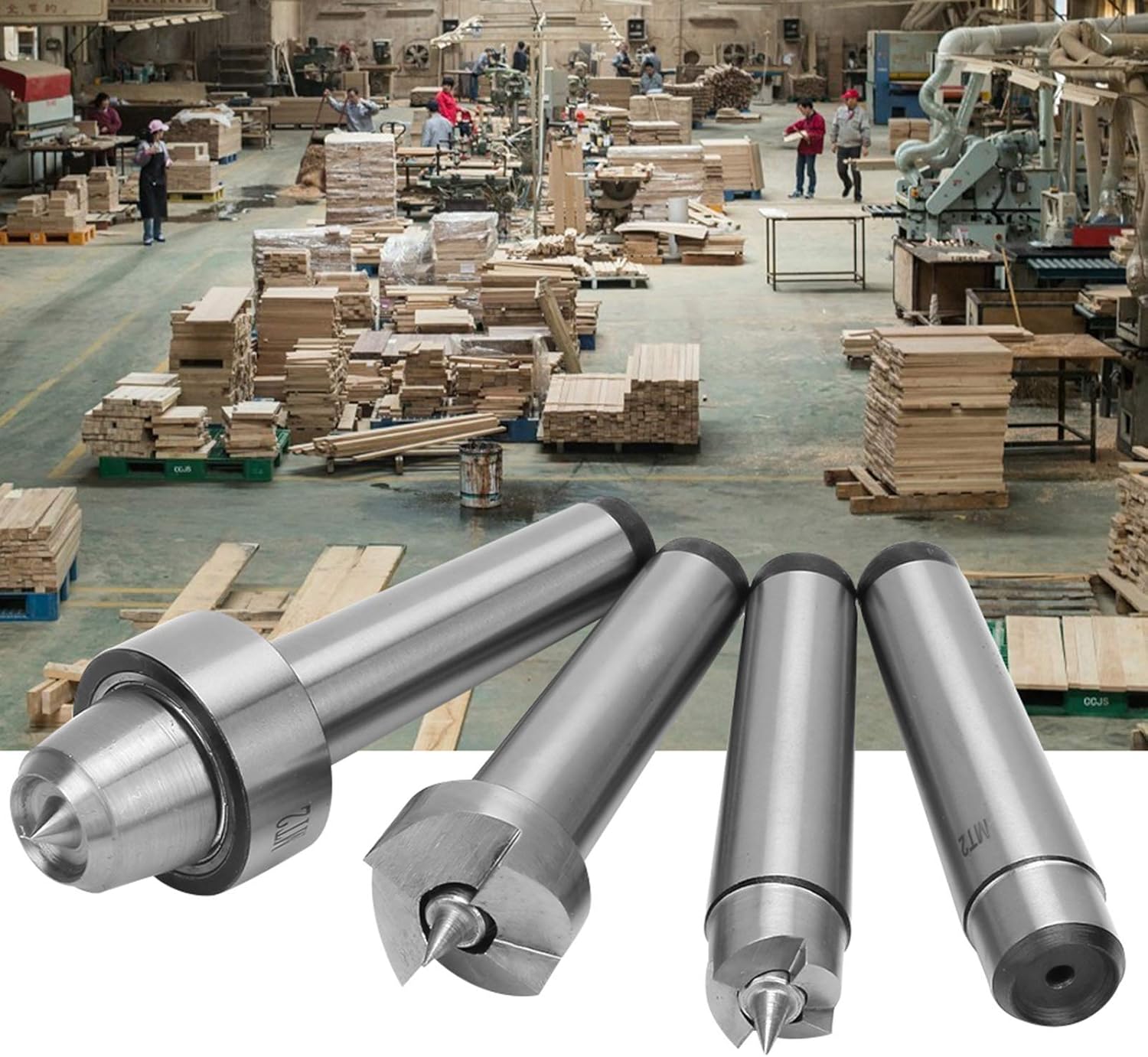 Sgorbie da Tornio per Legno MT2 - Set 4 Pezzi - immagine 6