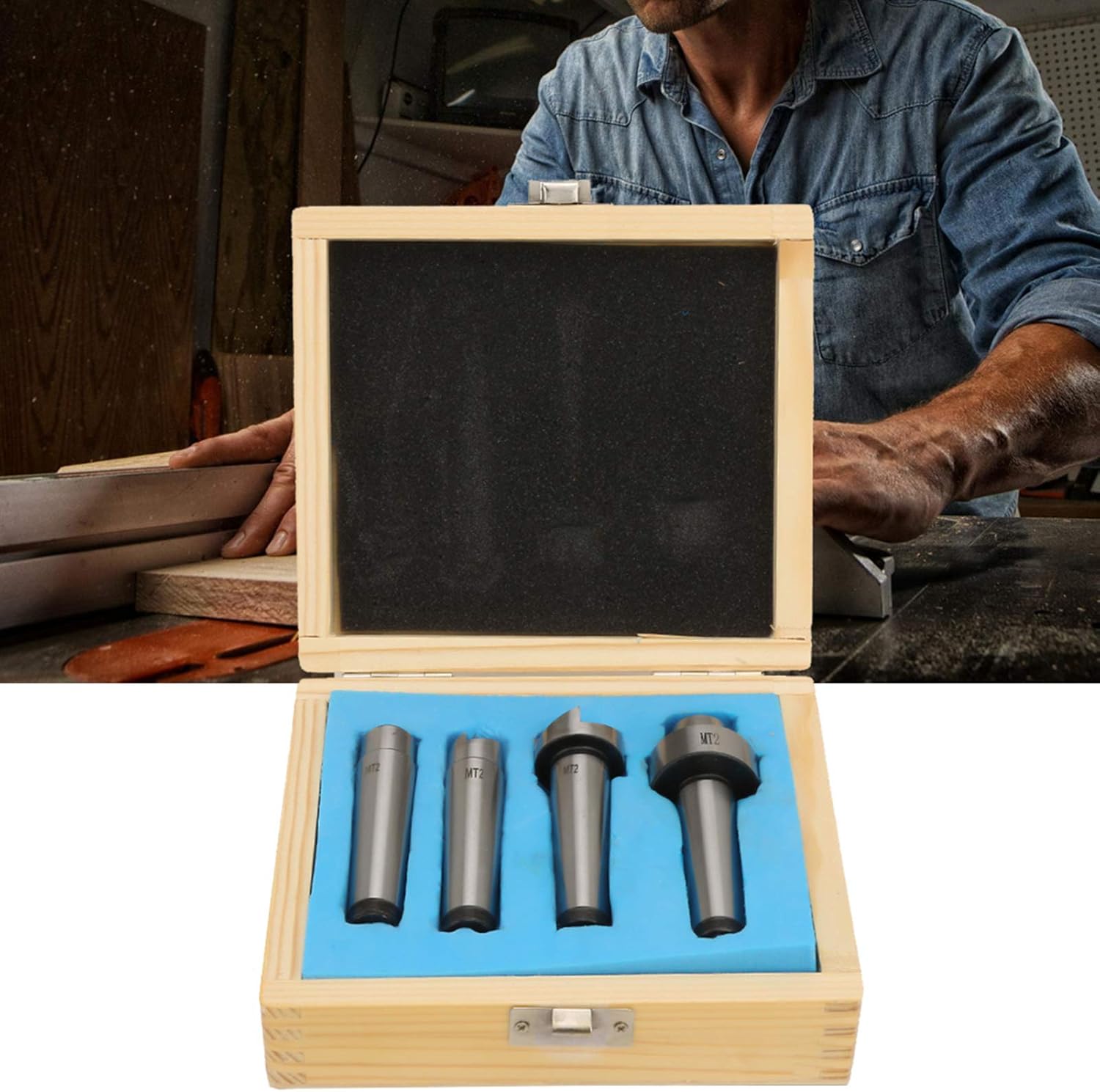 Sgorbie da Tornio per Legno MT2 - Set 4 Pezzi - immagine 7