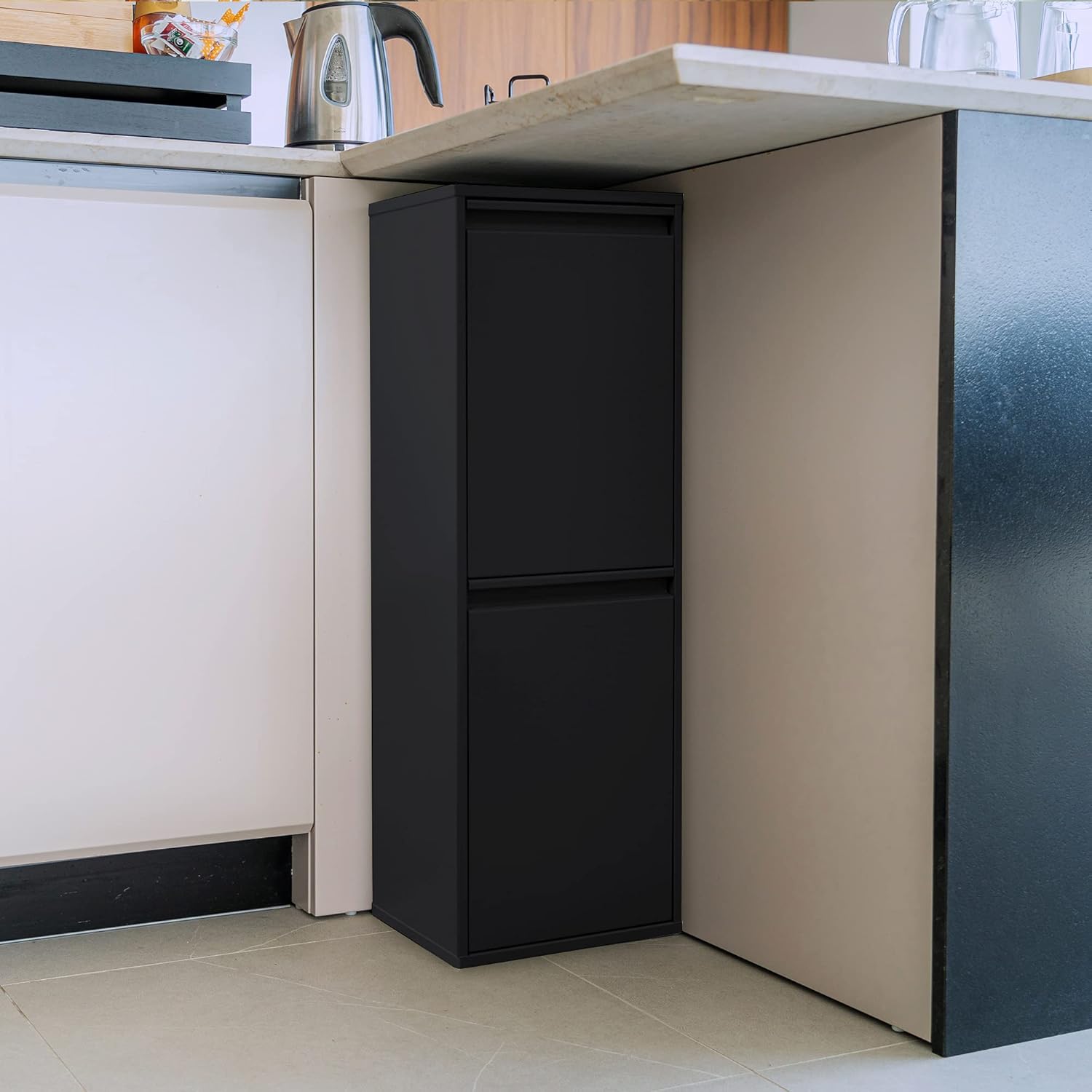 Arregui Basic CR206-B Pattumiera Differenziata Nera - immagine 4