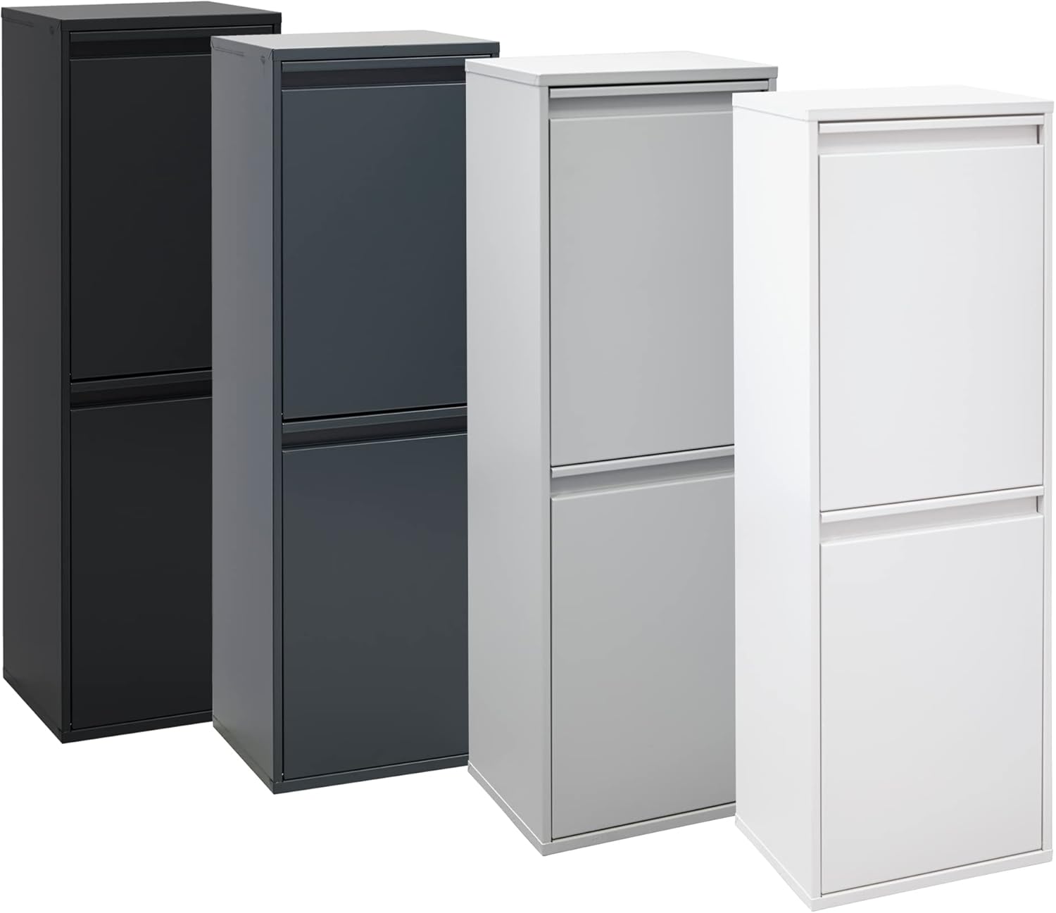 Arregui Basic CR206-B Pattumiera Differenziata Nera - immagine 6