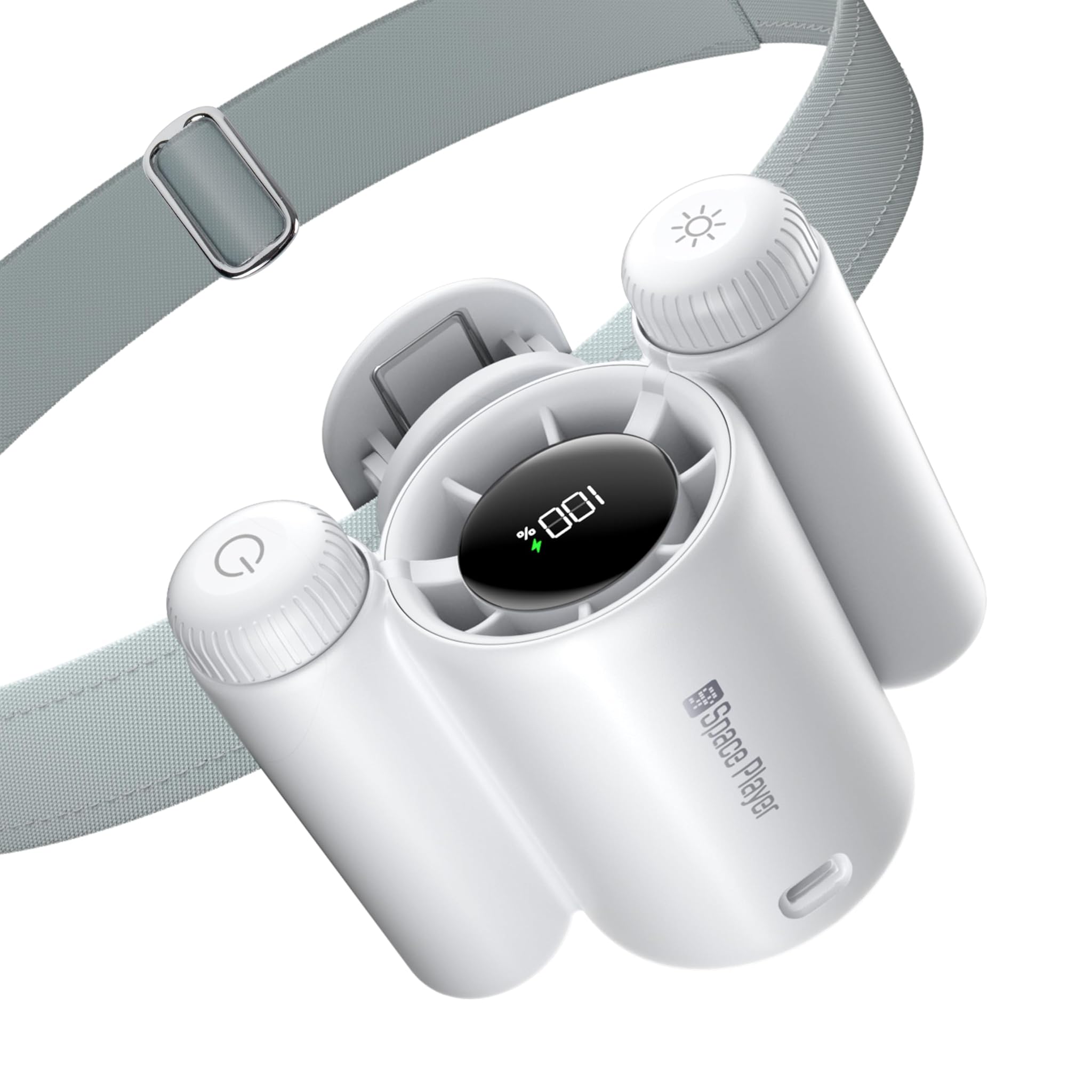 Ventilatore a Clip da Vita 100 Velocità, Bianco