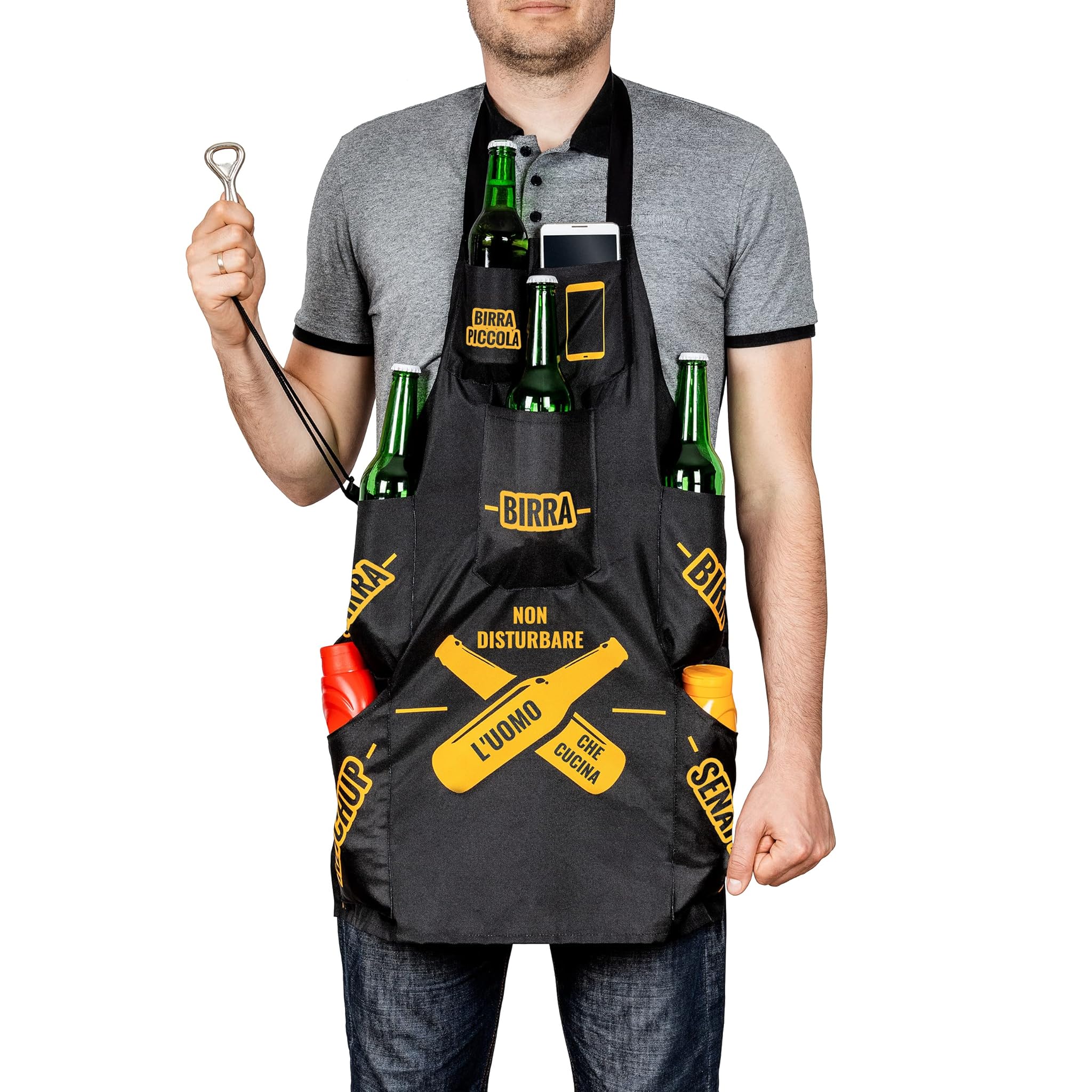 Froster Grembiule Uomo da Cucina con Tasche