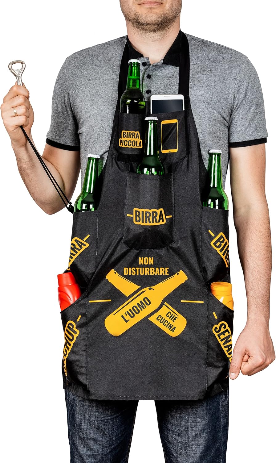 Froster Grembiule Uomo da Cucina con Tasche - immagine 1