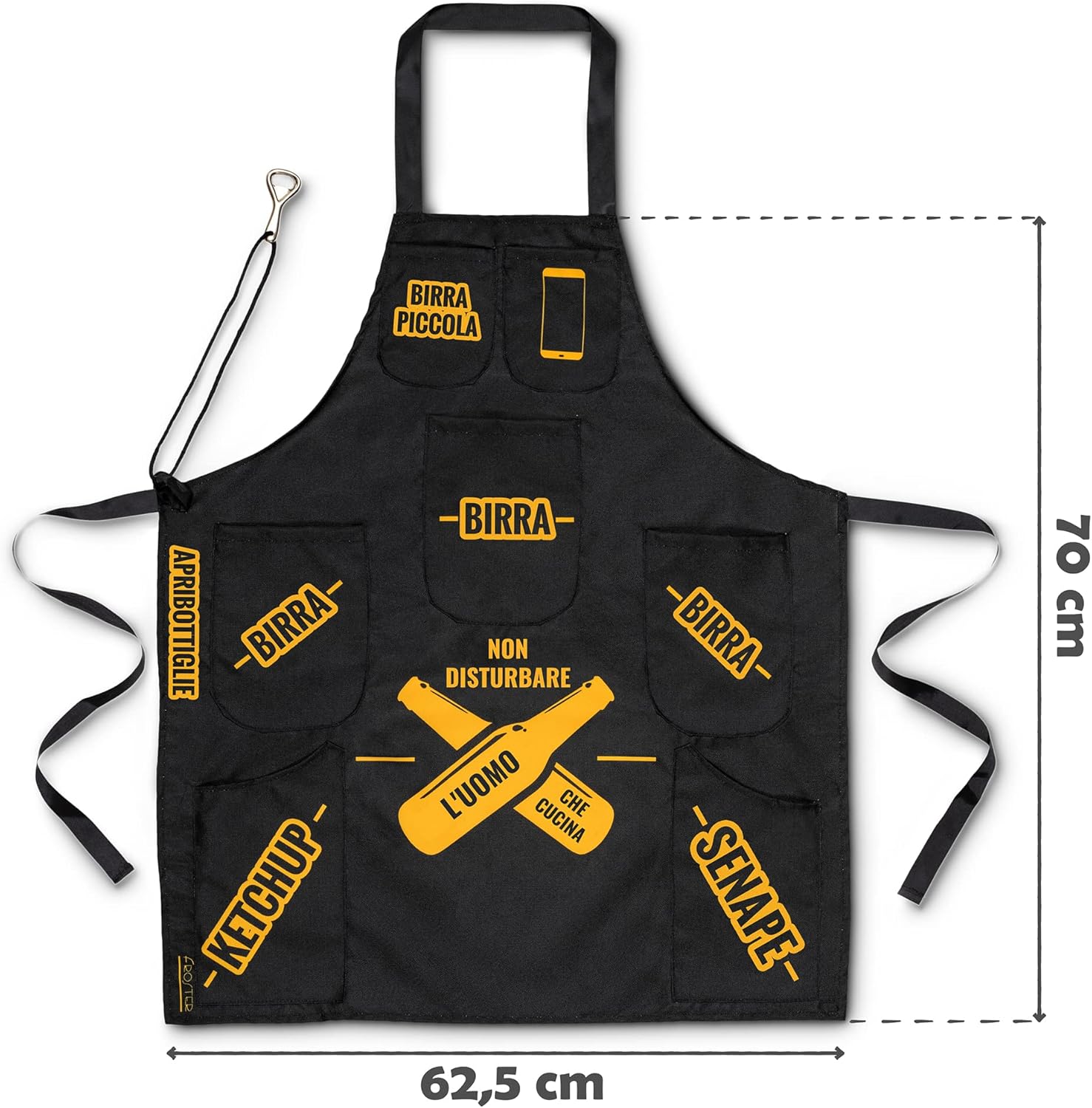 Froster Grembiule Uomo da Cucina con Tasche - immagine 2