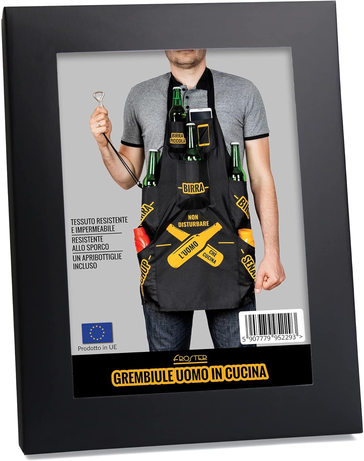 Froster Grembiule Uomo da Cucina con Tasche - immagine 4