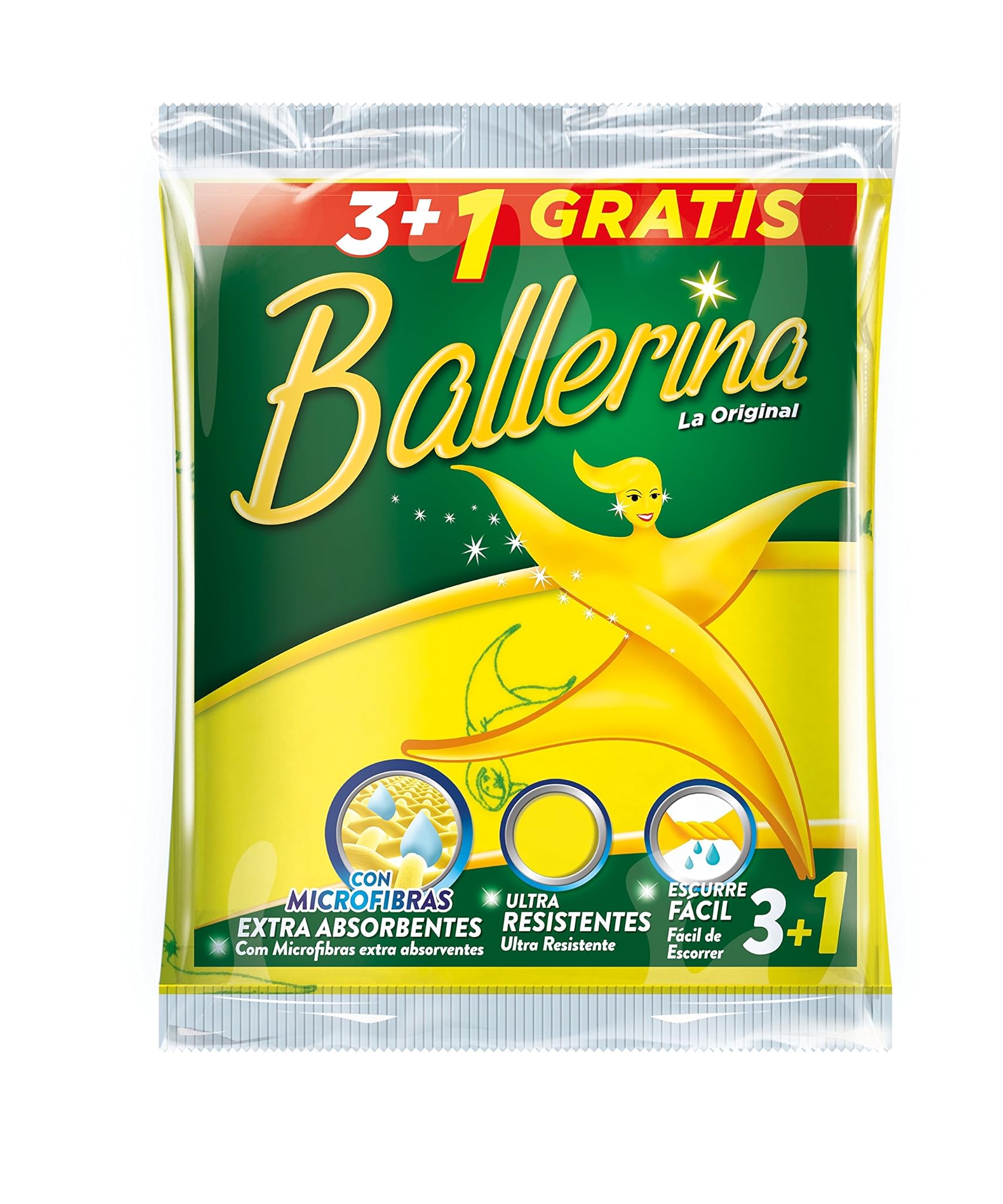 Ballerina - Panno Giallo 3+1 Unità