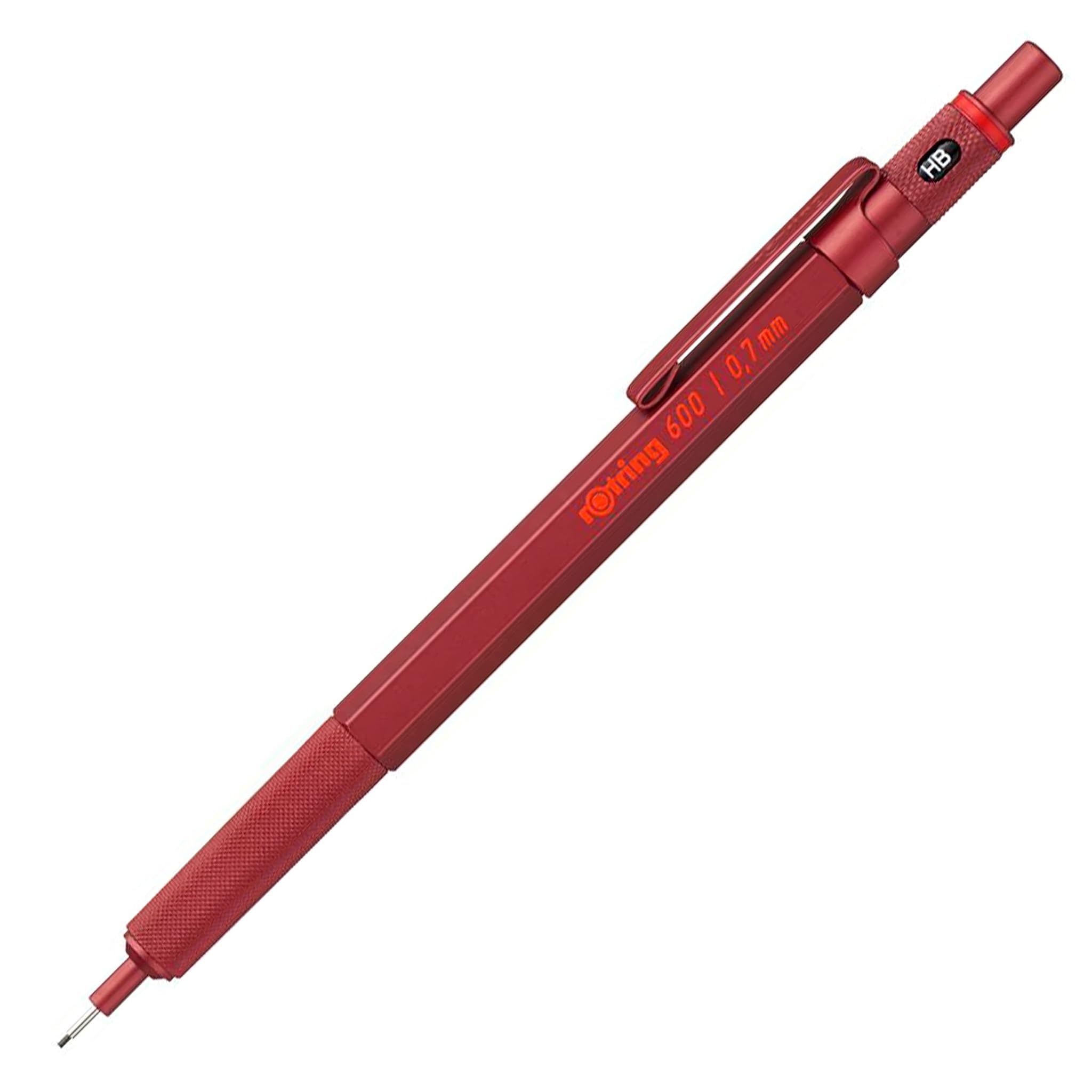 Rotring Portamine 600 HB 0,7 mm, Rosso