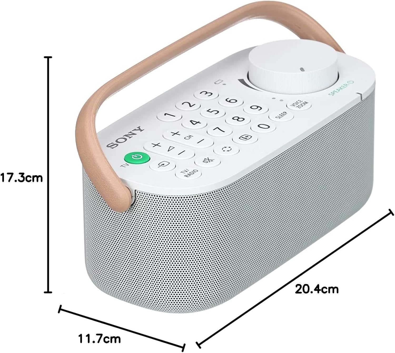 Sony SRS-LSR200 - Speaker TV Portatile Wireless, Bianco - immagine 11