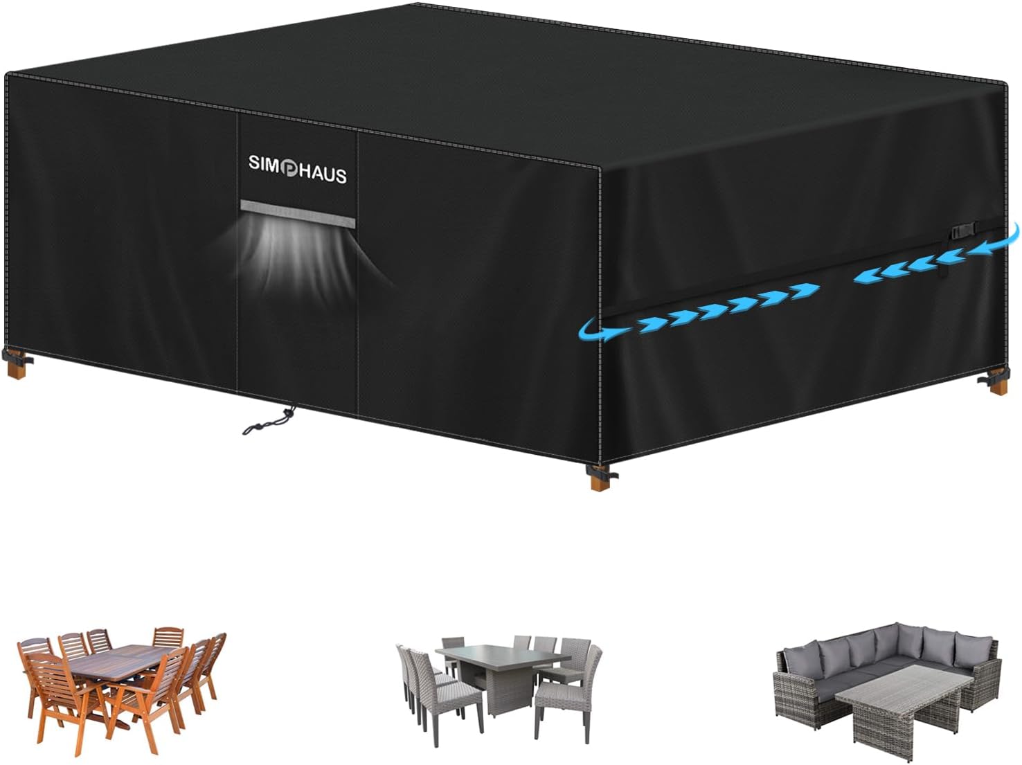 Copertura Tavolo Esterno 300x200x90cm