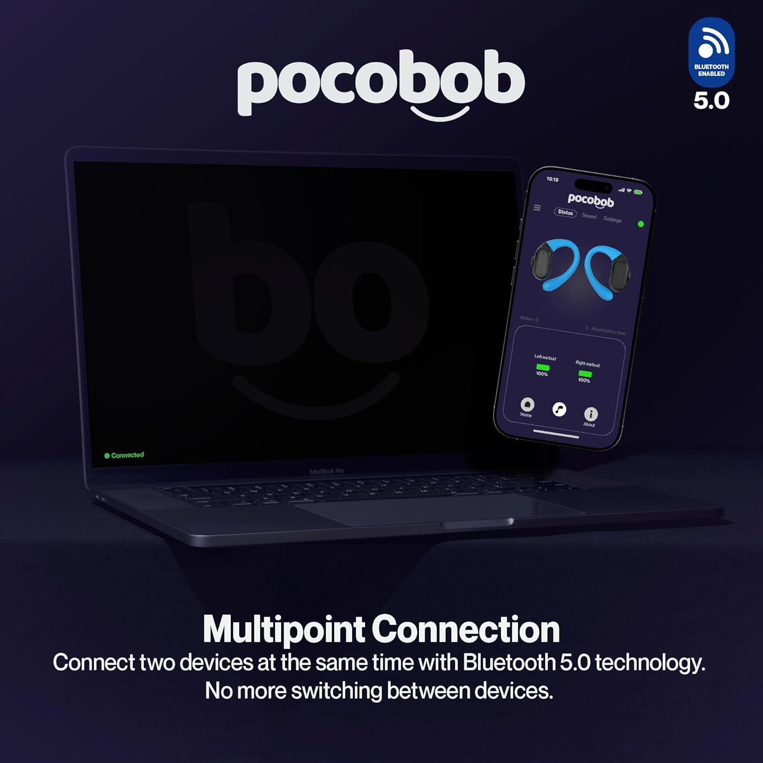 Auricolari Wireless SP con Archetto, Bluetooth 5.0, USB-C - immagine 5