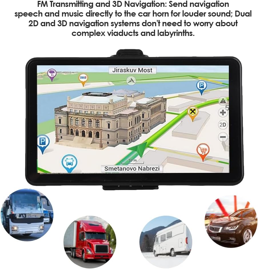 Navigatore GPS 7 Pollici per Auto e Camion - immagine 4