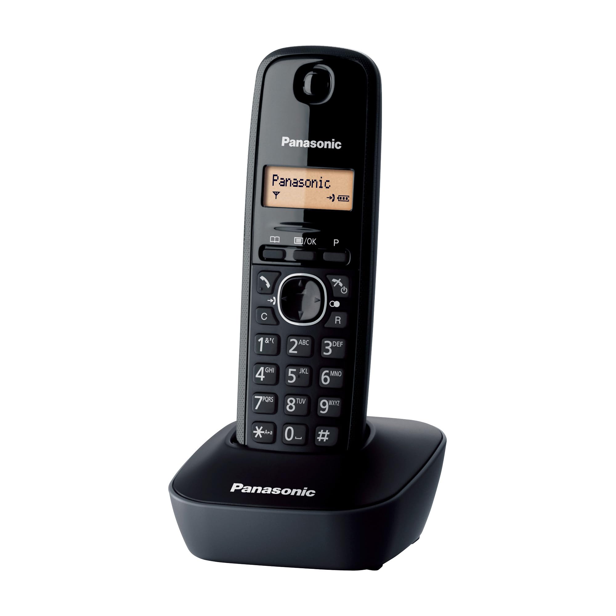 Panasonic KX-TG1611JTH Telefono Cordless Digitale, Grigio
