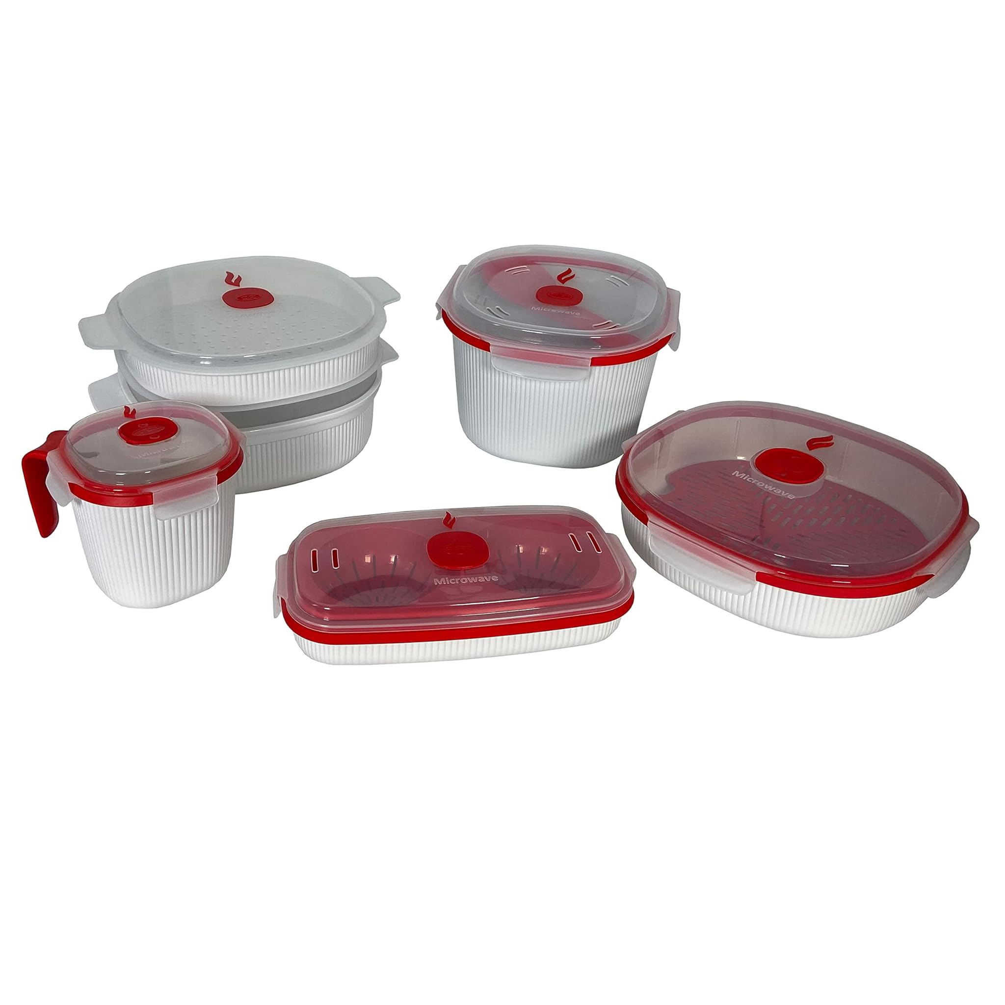 Snips Set 5 Pz Contenitori per Microonde, Made in Italy