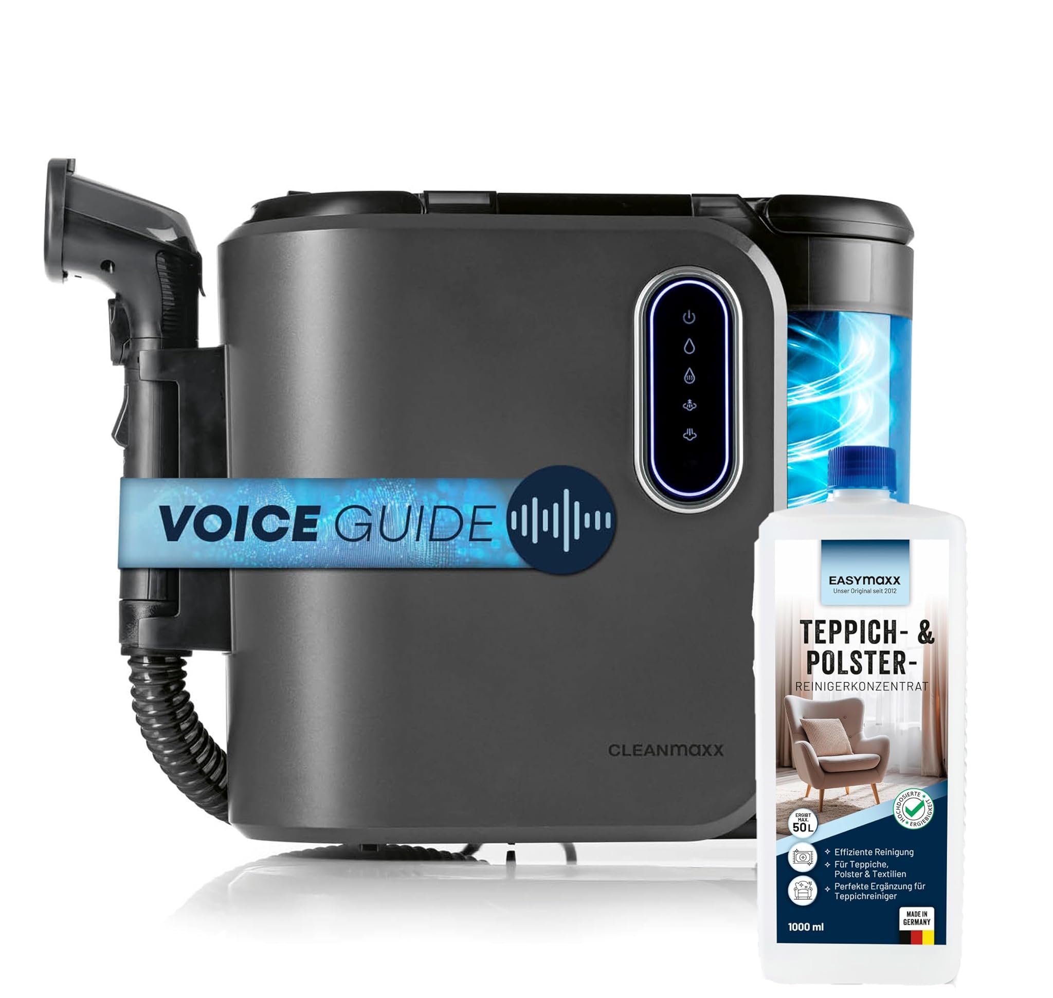 Cleanmaxx Detergente per Tappeti e Tappezzeria Pro Steam