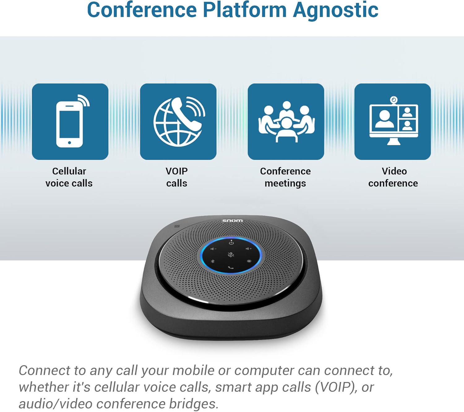 Snom C300 Bluetooth 5.0 Conference Speakerphone - immagine 4