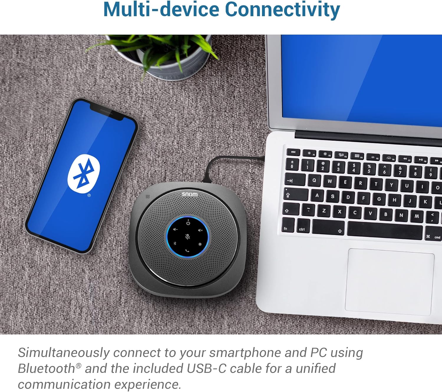 Snom C300 Bluetooth 5.0 Conference Speakerphone - immagine 9