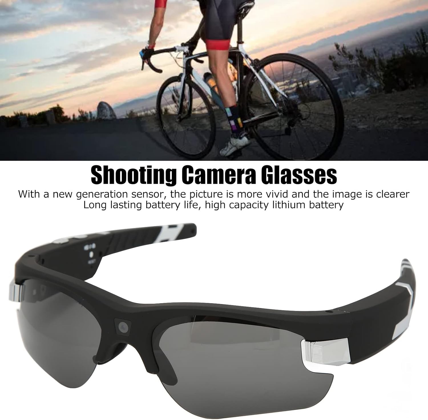 HD 1080P Video Occhiali da Sole Action Camera - immagine 2