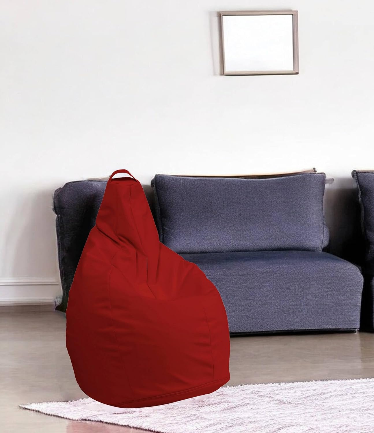 Talamo Italia - Pouf Abdog Poltrona Multiuso, Rosso