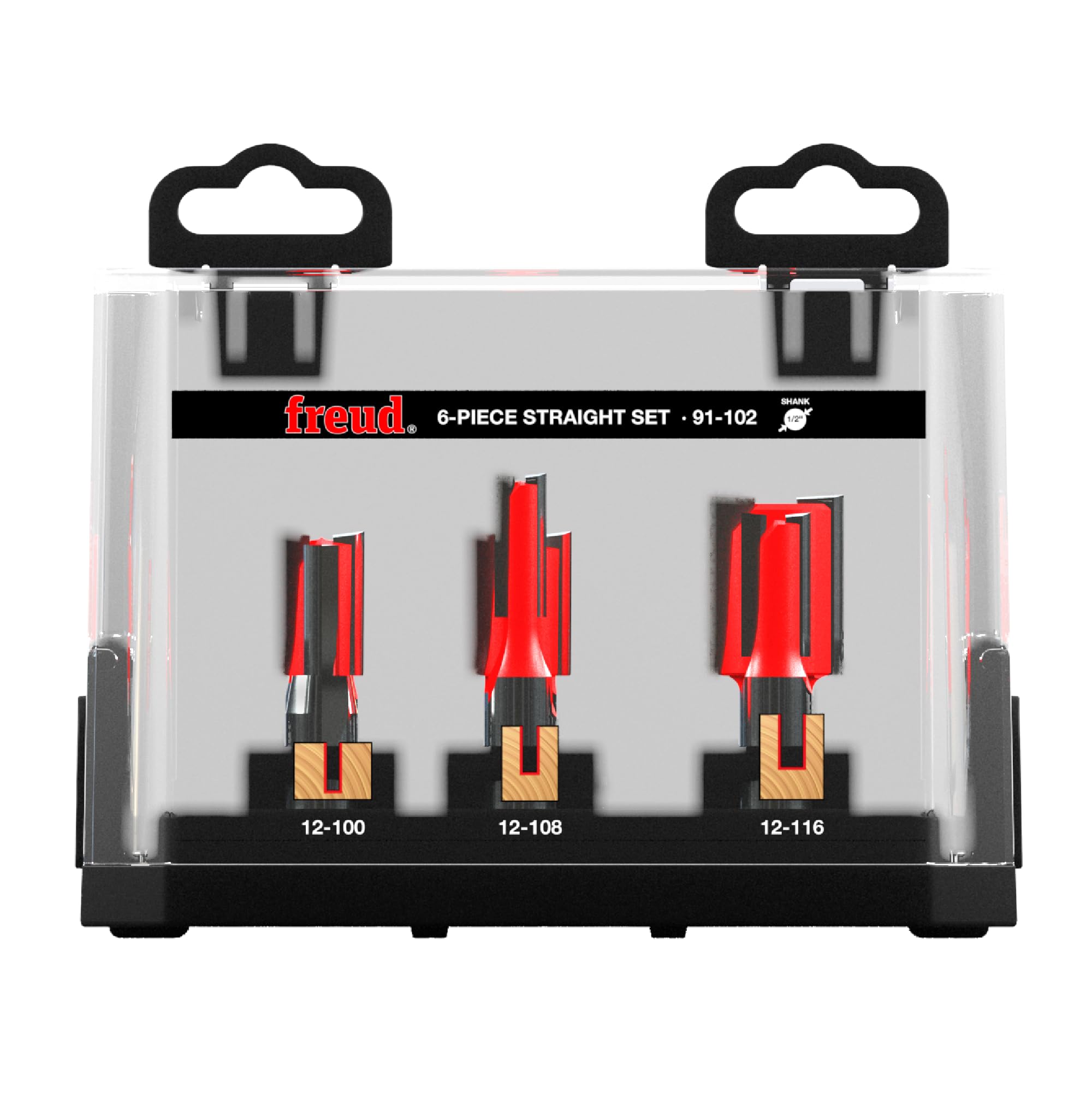 Freud 91-102: Set di punte dritte da 6 pezzi