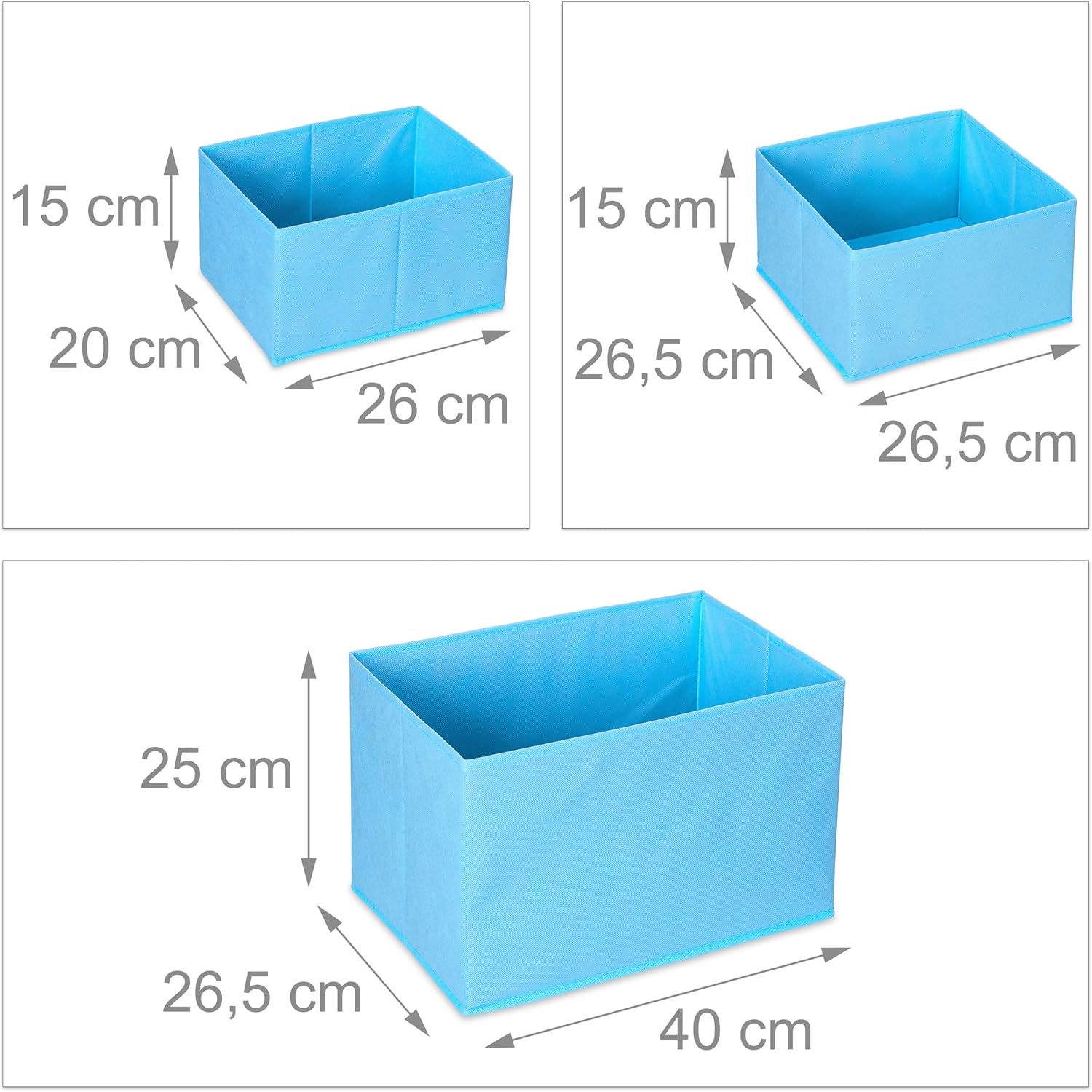 Relaxdays Scaffale Porta Giochi con 9 Scatole di Stoffa - immagine 5