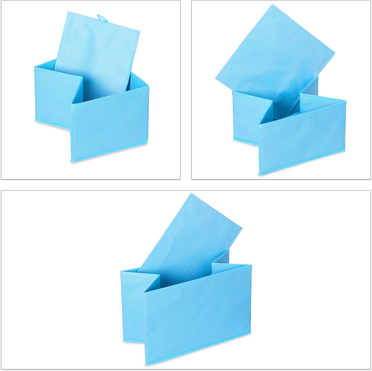 Relaxdays Scaffale Porta Giochi con 9 Scatole di Stoffa - immagine 8