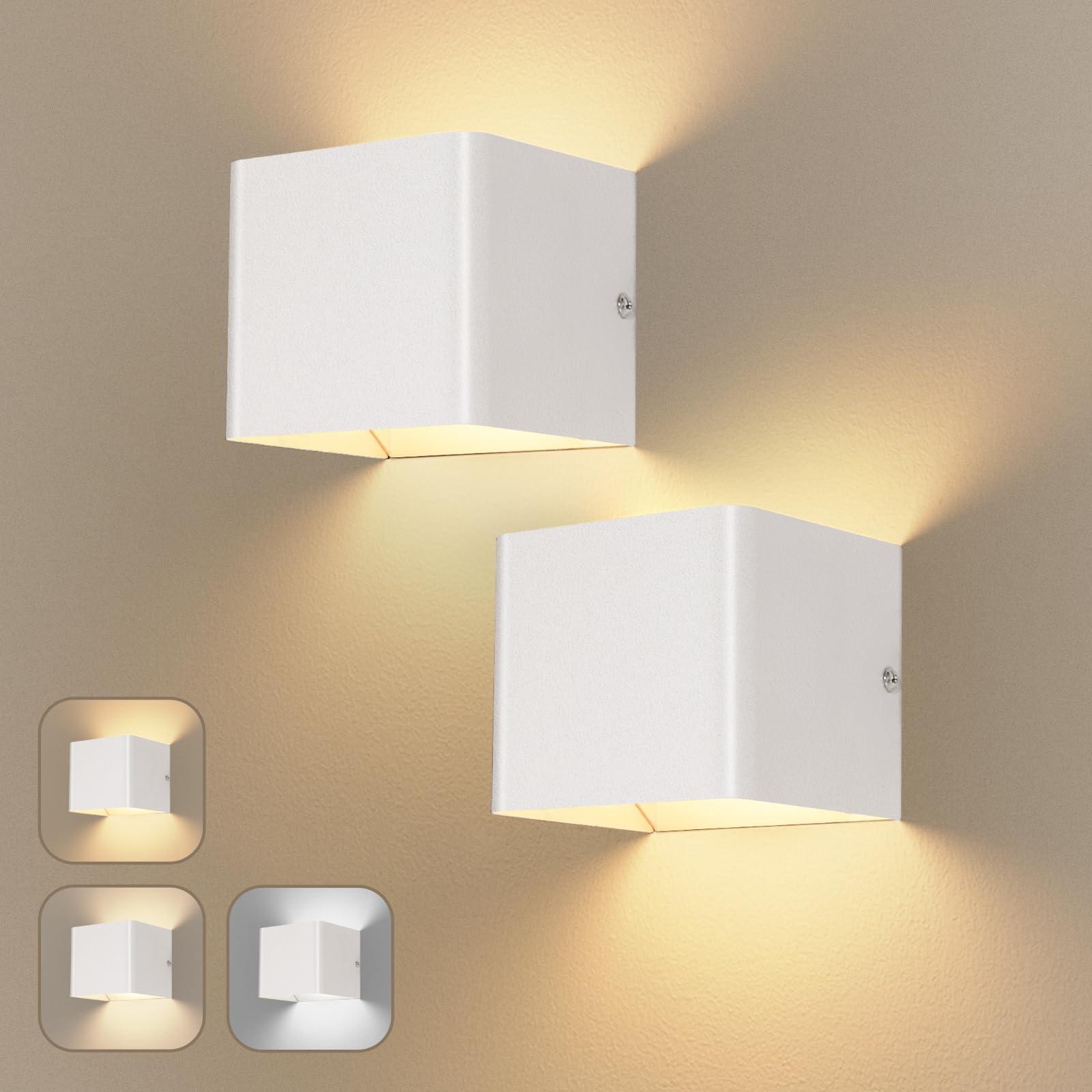 Dehobo Applique da Parete Interno LED (2 pezzi)