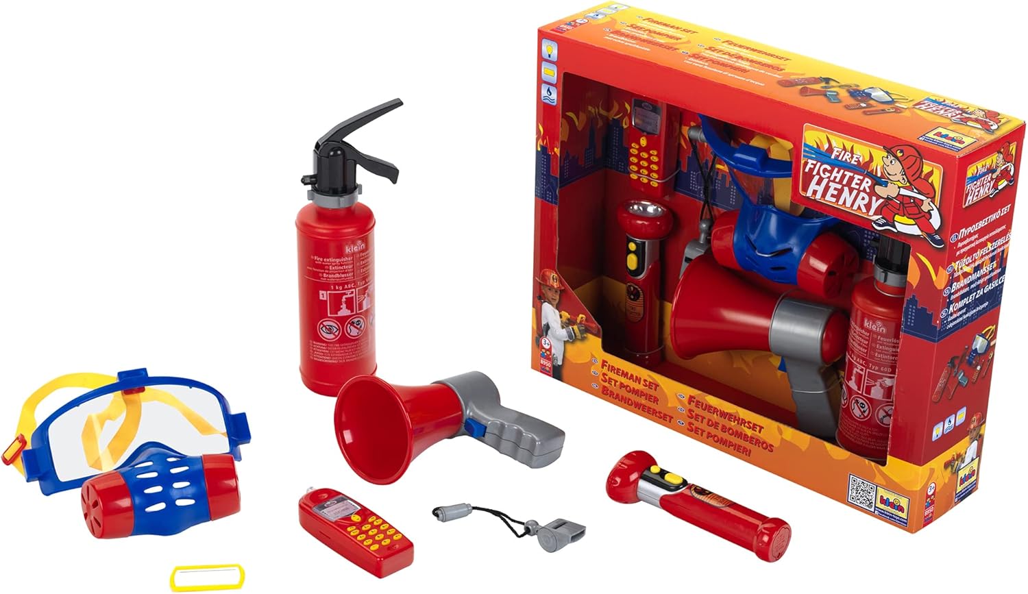 Theo Klein 8950 Set da Pompiere 7 Pezzi - immagine 2