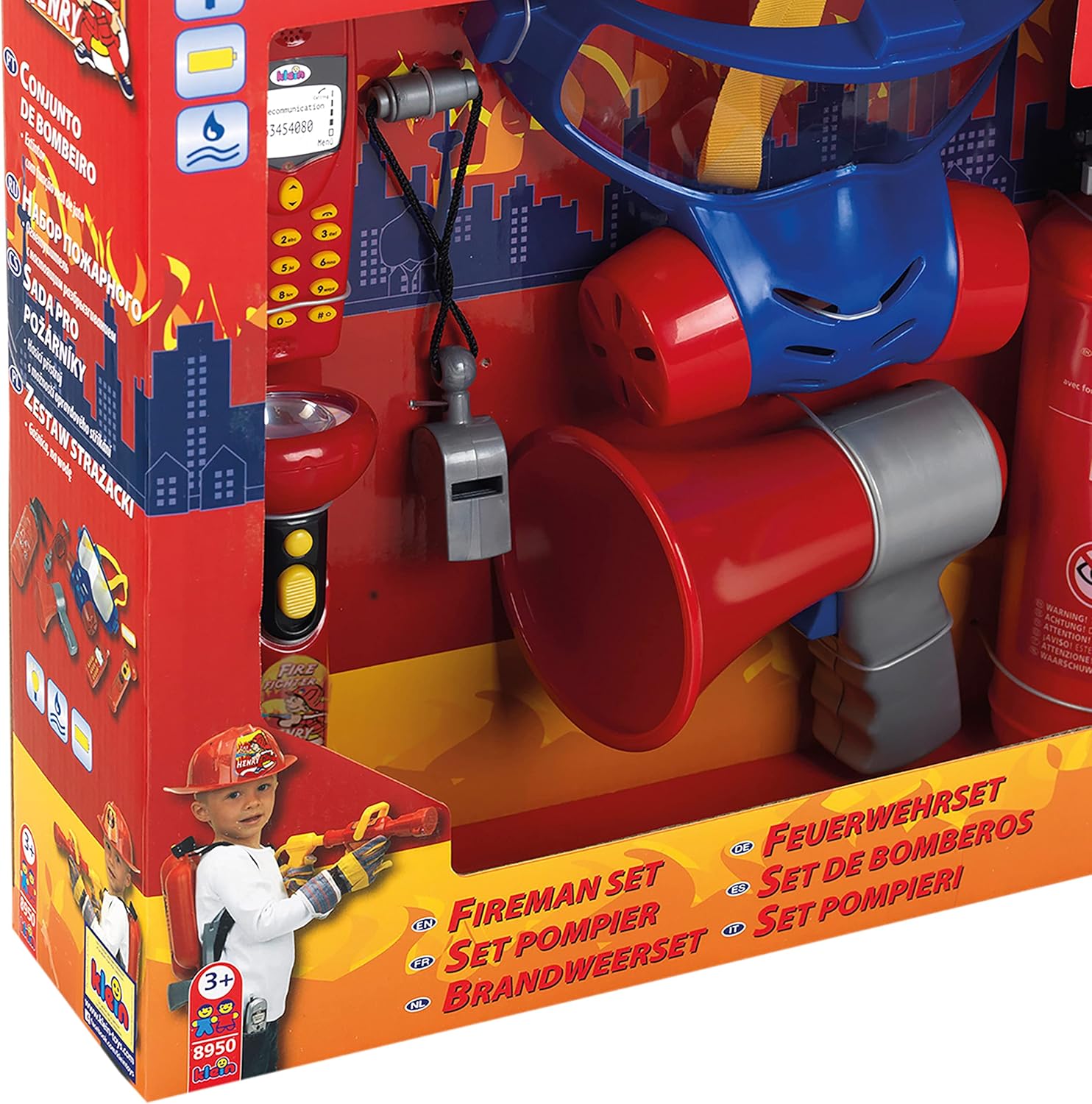 Theo Klein 8950 Set da Pompiere 7 Pezzi - immagine 7