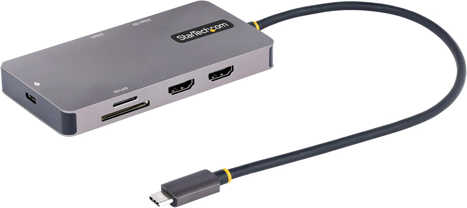 Startech.com Adattatore Multiporta USB C Doppio HDMI 4K 60Hz - immagine 1
