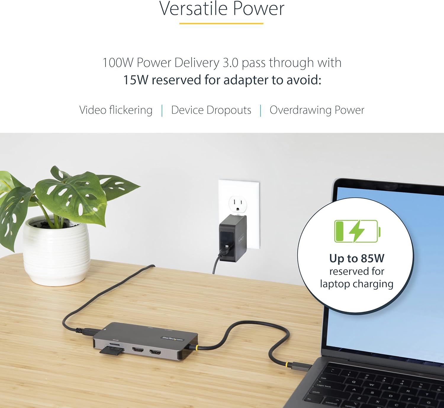 Startech.com Adattatore Multiporta USB C Doppio HDMI 4K 60Hz - immagine 4