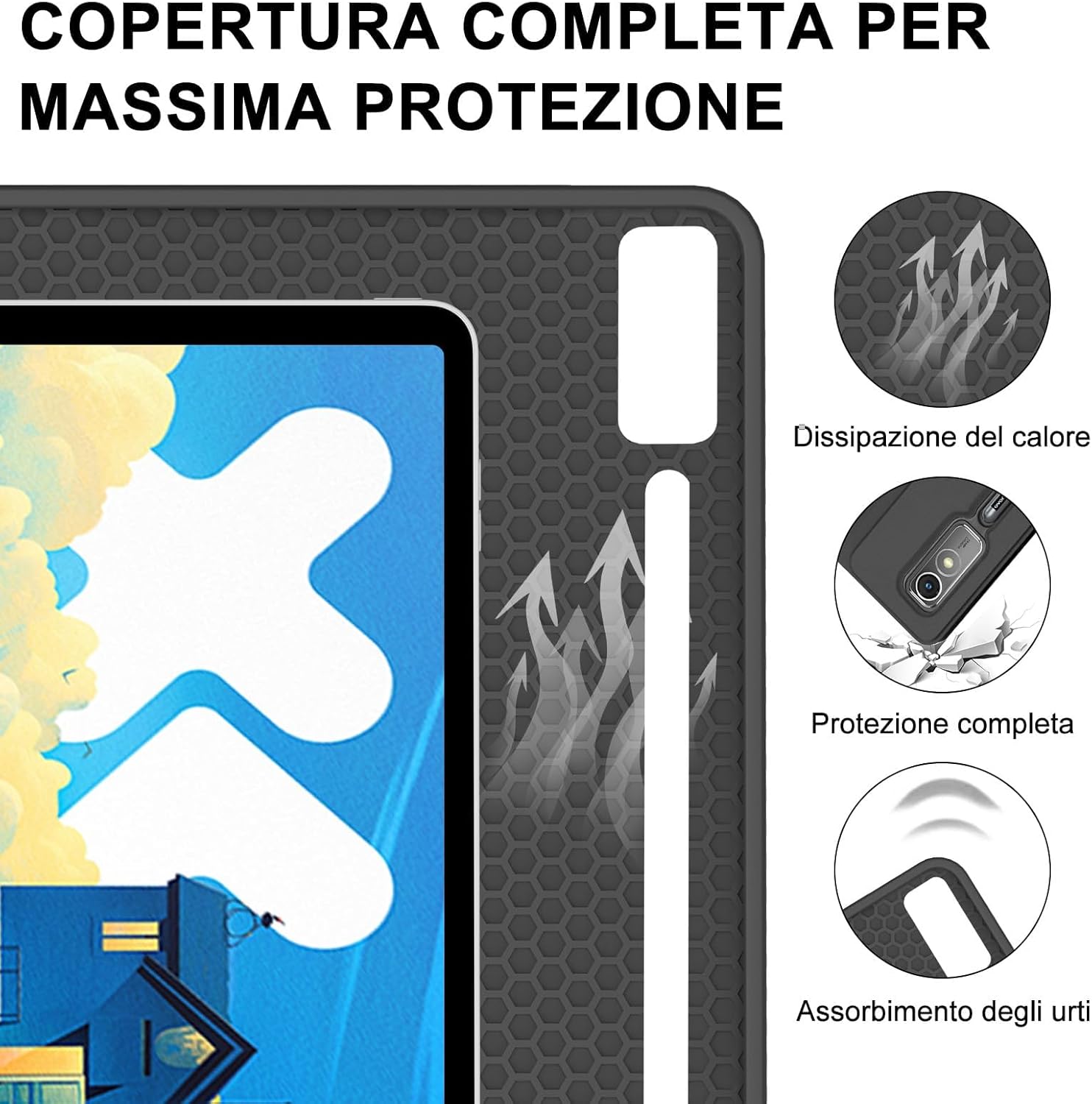 Cover Tastiera Lenovo Idea Tab Pro 12.7" 2025 con Touchpad - immagine 7