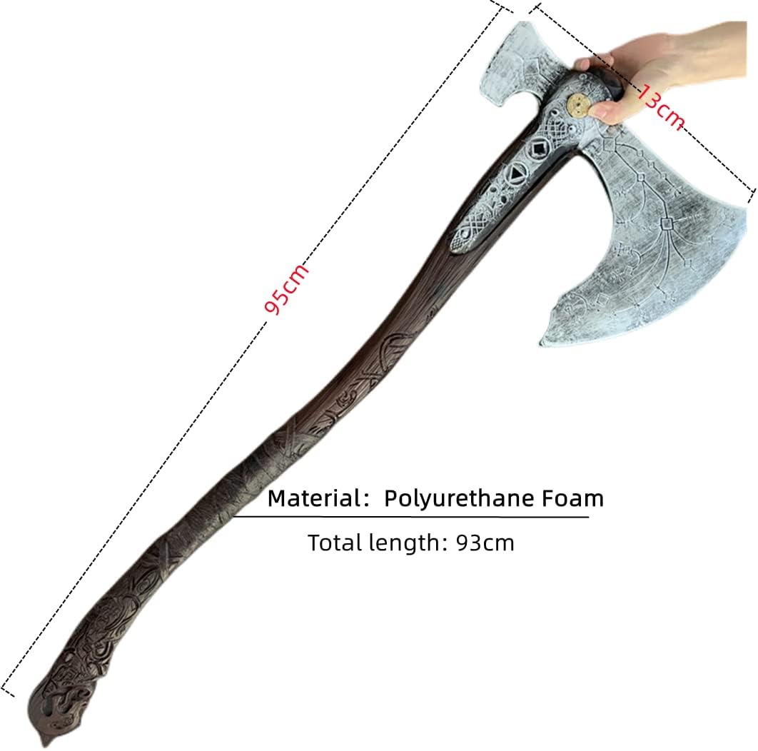 damdos Halloween Cosplay Puntelli God-War Axe Schiuma - immagine 3