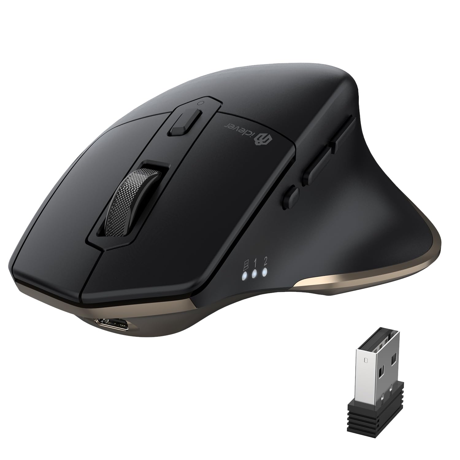 Iclever Mouse Wireless Bluetooth Ricaricabile
