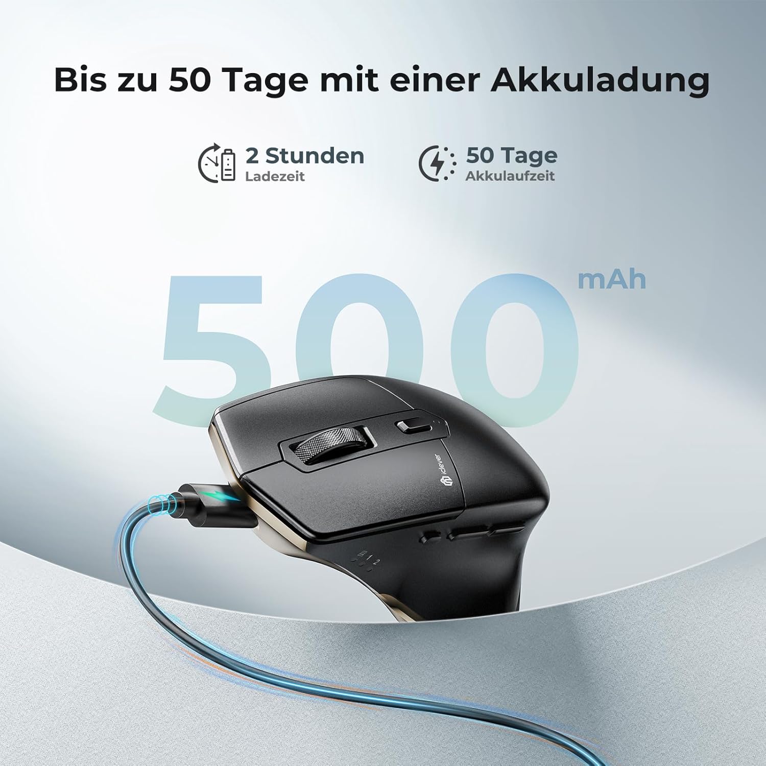 Iclever Mouse Wireless Bluetooth Ricaricabile - immagine 4