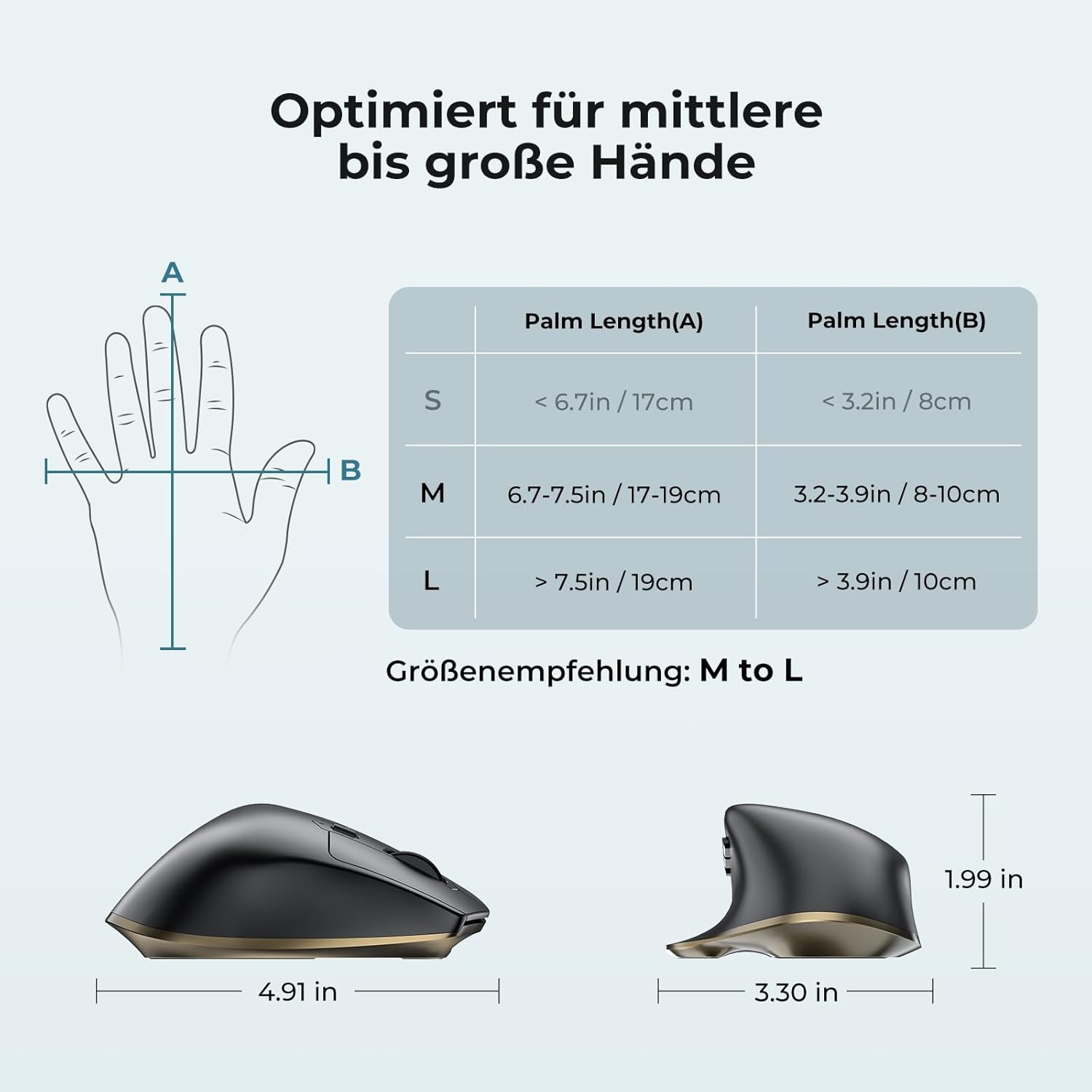 Iclever Mouse Wireless Bluetooth Ricaricabile - immagine 6