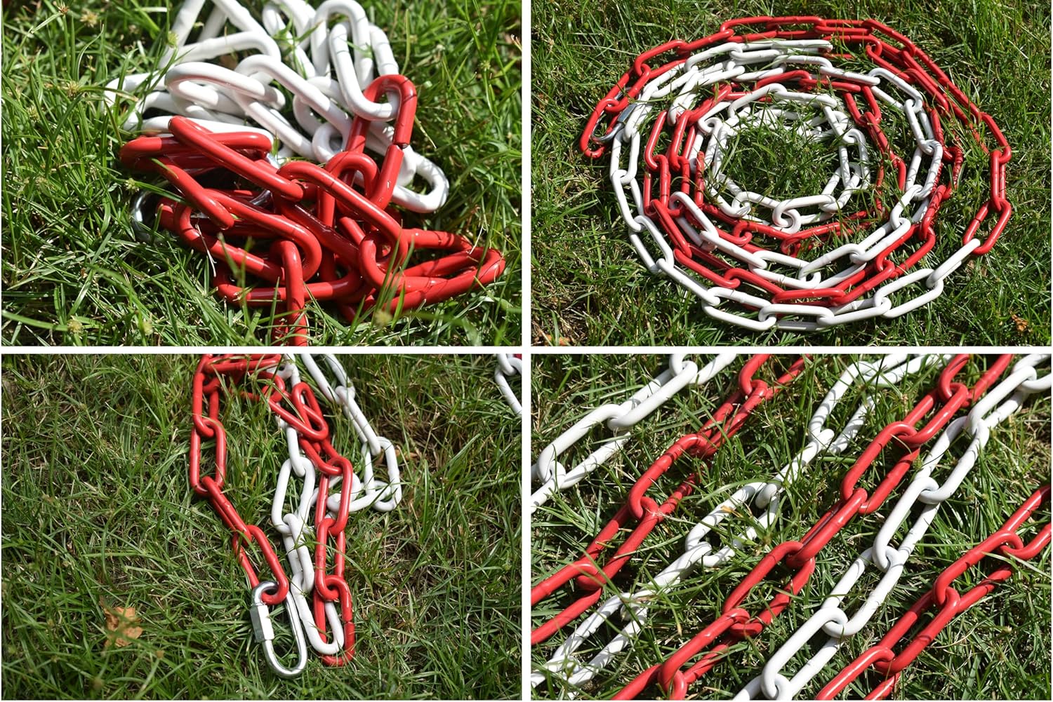 Catena di Sicurezza Rossa e Bianca 20 Metri - immagine 4