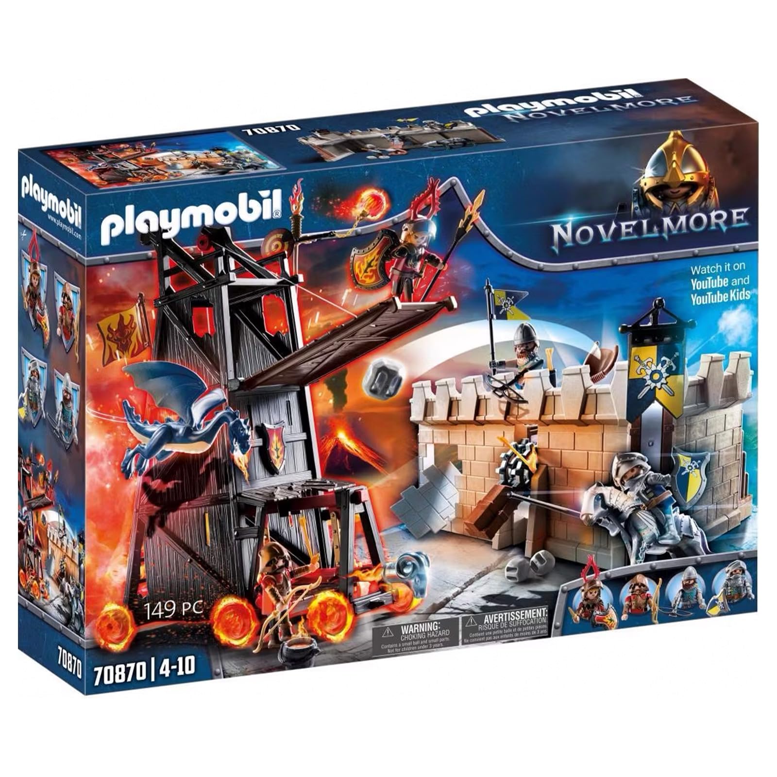 PLAYMOBIL® 70870 Novelmore - Attacco con Torre di Combattimento