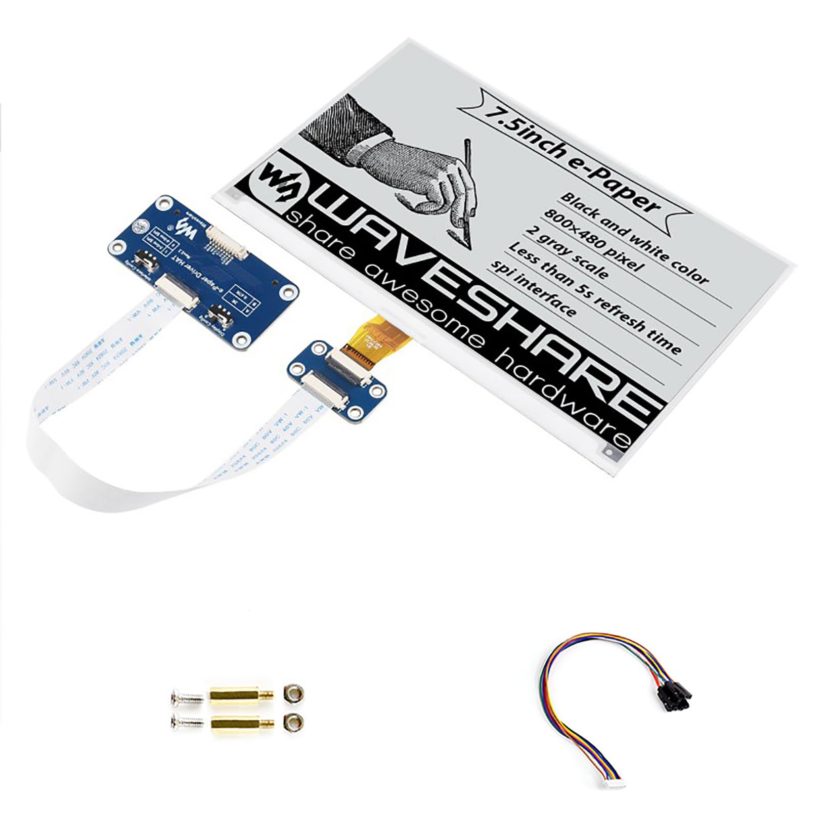 Display E-Ink 7.5 pollici 800x480 Pixel