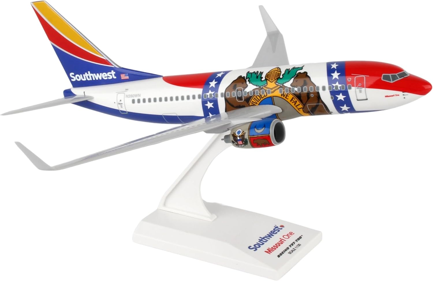 Daron Skymarks Southwest 737-700 1/130 "Missouri One (SKR870) - immagine 1