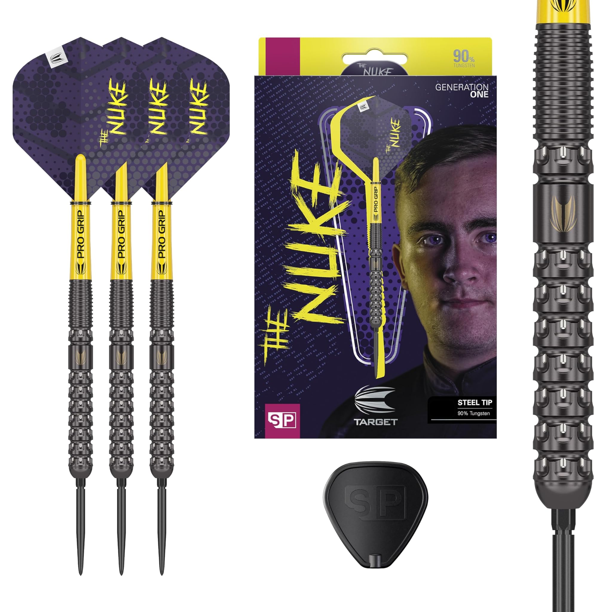 Target Darts Luke Littler G1 22G 90% Tungsteno Swiss Point