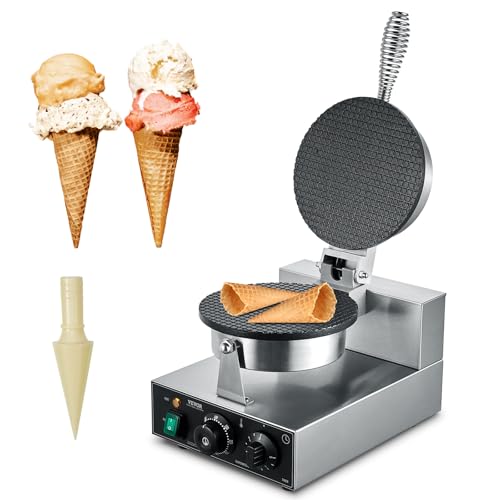 Vevor Macchina per Coni Gelato Elettrica Commerciale 1230W
